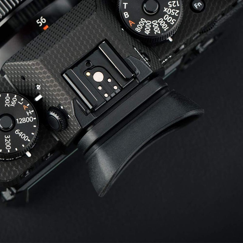 Kiorafoto Extended Eyecup Eyepiece Soft Silicon Camera Viewfinder Eyeshade Compatible with Fuji Fujifilm X-T5 X-H2S X-T4 X-T3 XT5 XT4 XT3 GFX 50S 100S II Replaces EF-XTL EC-XTM EC-XTS EC-GFX Eye Cup - Image 4